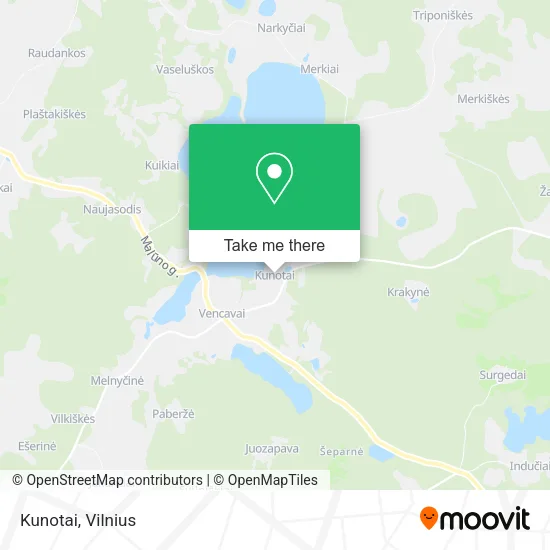 Карта Kunotai