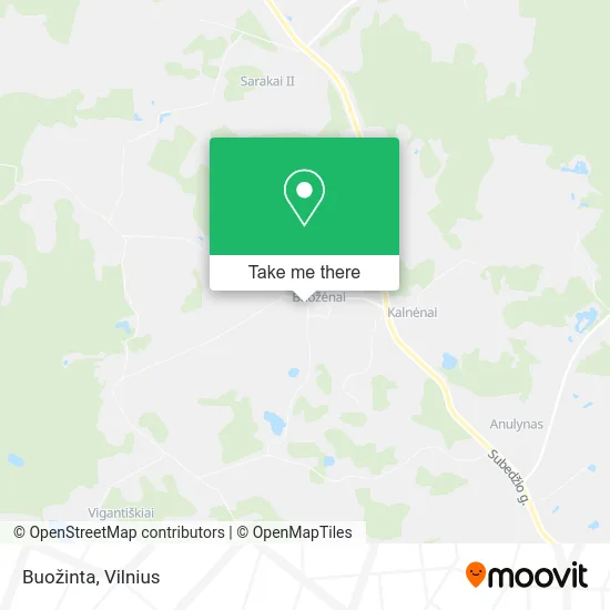Buožinta map