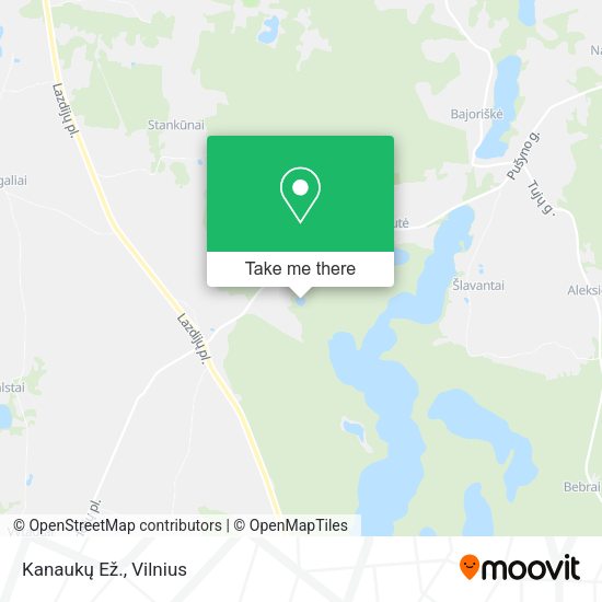 Карта Kanaukų Ež.