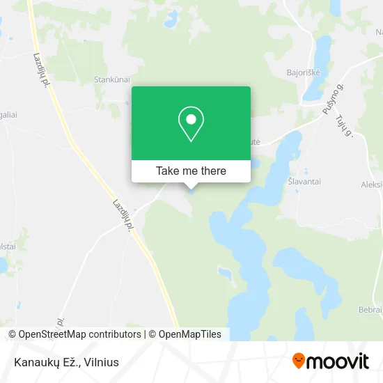 Карта Kanaukų Ež.