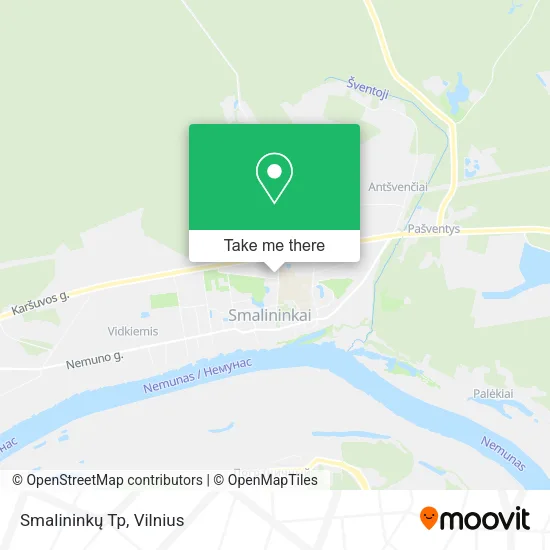 Карта Smalininkų Tp