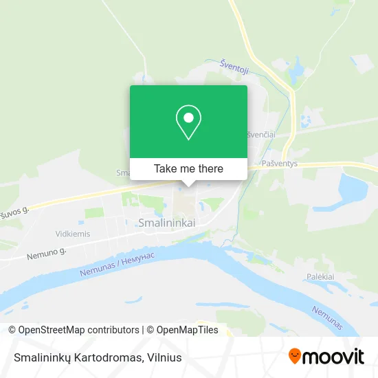Карта Smalininkų Kartodromas