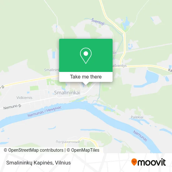 Карта Smalininkų Kapinės