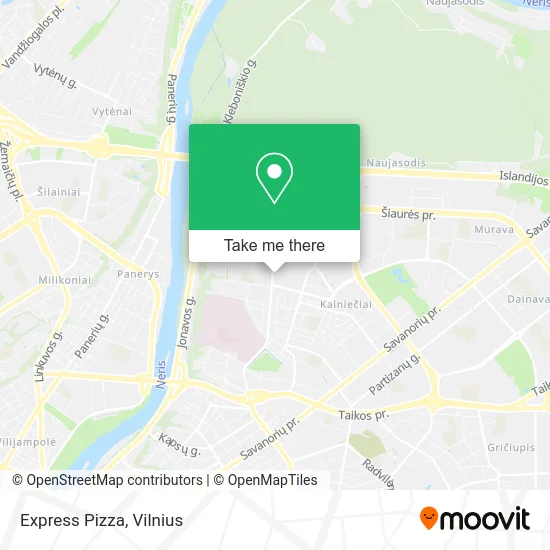 Карта Express Pizza