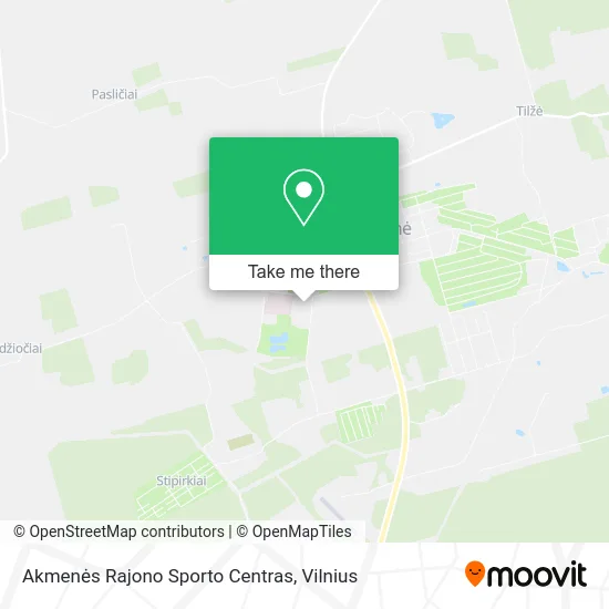 Карта Akmenės Rajono Sporto Centras