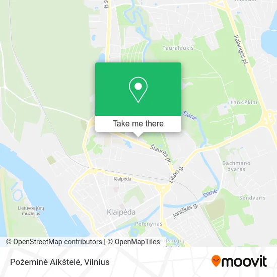 Карта Požeminė Aikštelė