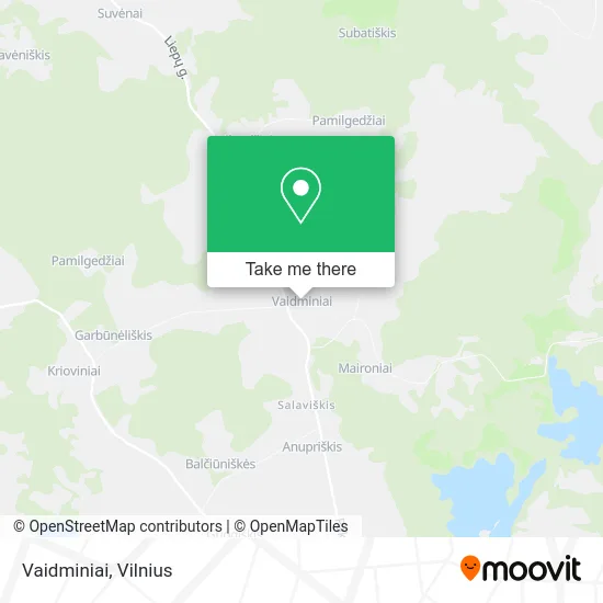 Карта Vaidminiai
