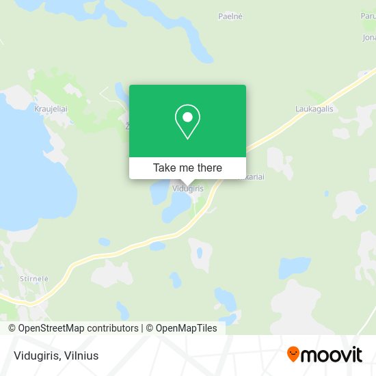 Карта Vidugiris