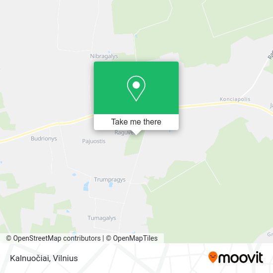 Карта Kalnuočiai