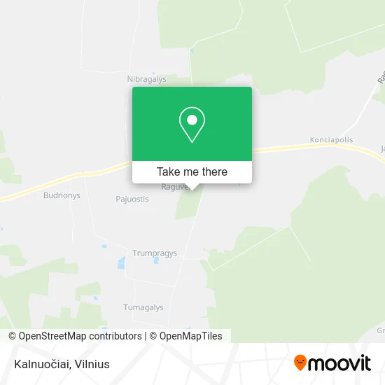 Карта Kalnuočiai