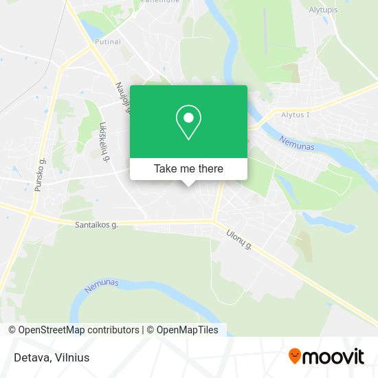 Карта Detava