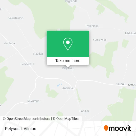 Карта Pelyšos I