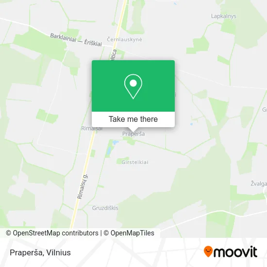 Карта Praperša