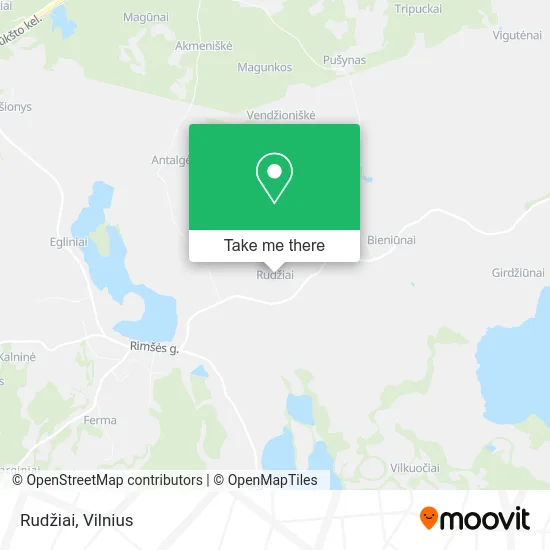 Карта Rudžiai
