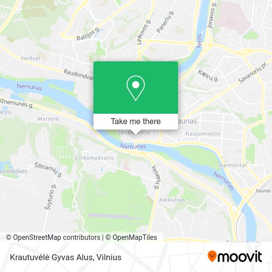 Карта Krautuvėlė Gyvas Alus