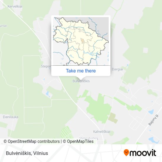 Карта Bulvėniškis