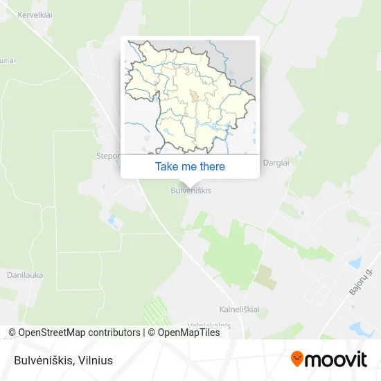 Карта Bulvėniškis