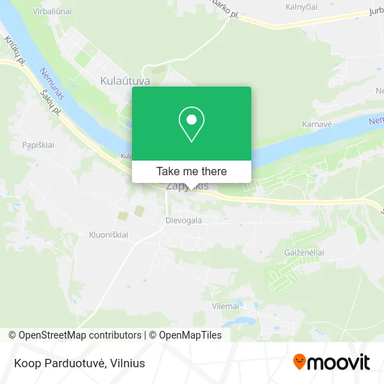 Карта Koop Parduotuvė