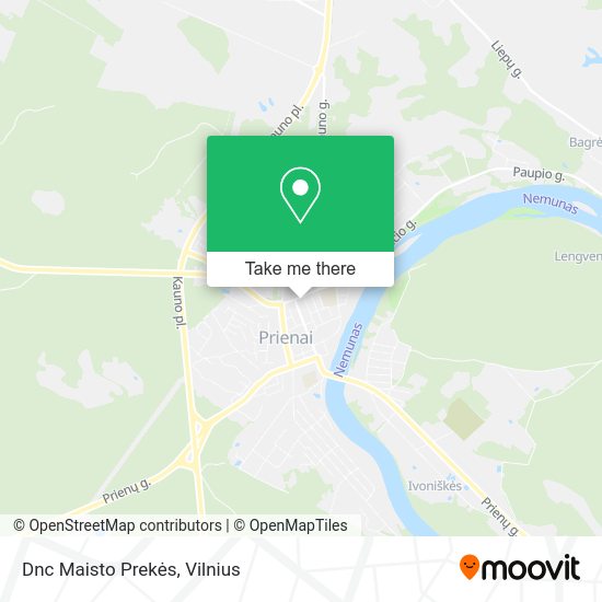 Карта Dnc Maisto Prekės