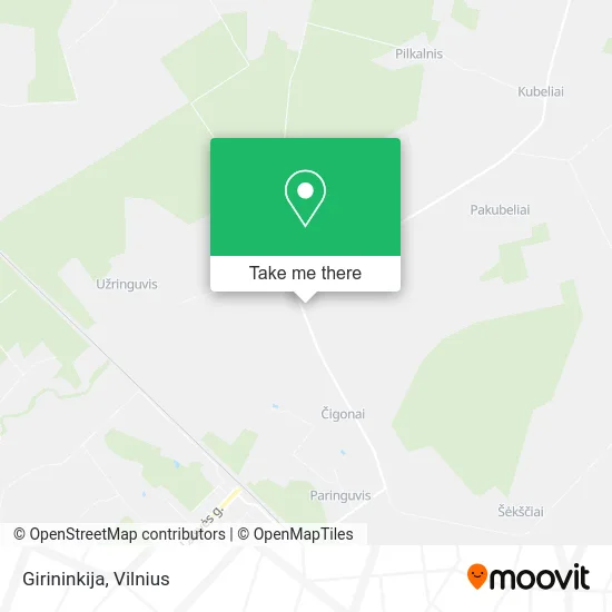 Карта Girininkija