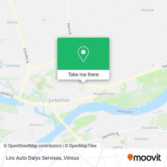 Карта Liro Auto Dalys Servisas