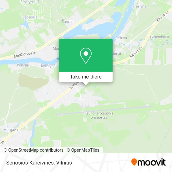 Карта Senosios Kareivinės