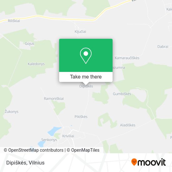 Карта Dipiškės