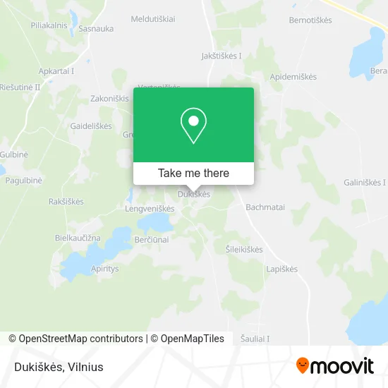 Карта Dukiškės