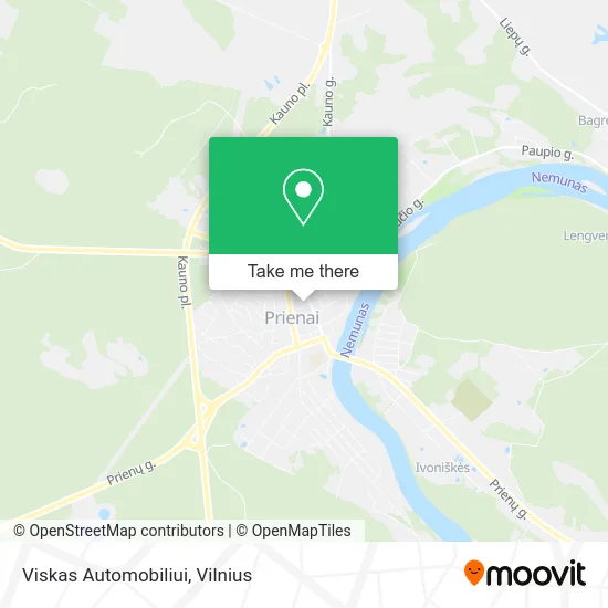 Карта Viskas Automobiliui