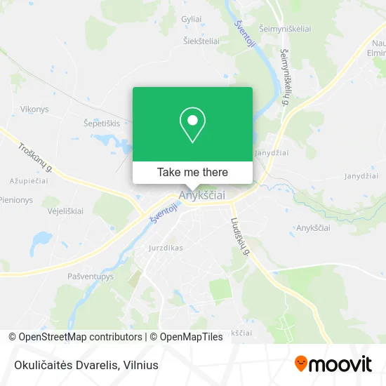 Карта Okuličaitės Dvarelis