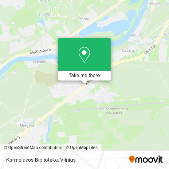 Карта Karmėlavos Biblioteka