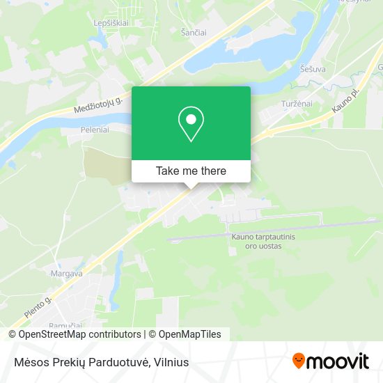 Карта Mėsos Prekių Parduotuvė