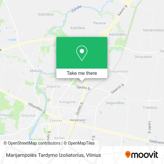 Карта Marijampolės Tardymo Izoliatorius