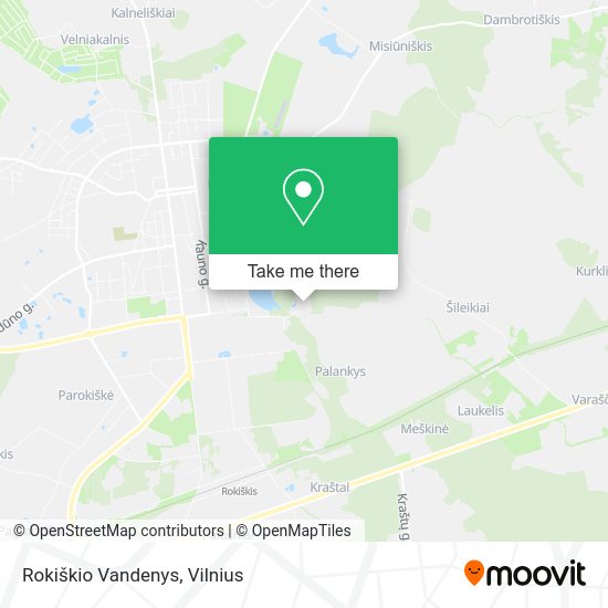 Карта Rokiškio Vandenys
