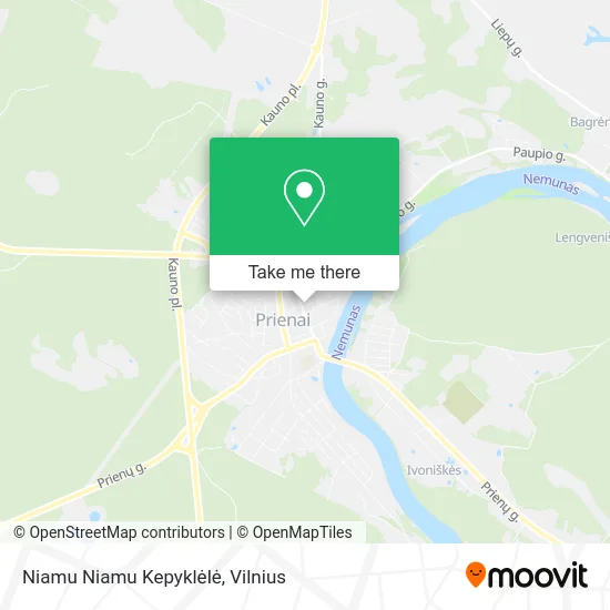 Карта Niamu Niamu Kepyklėlė