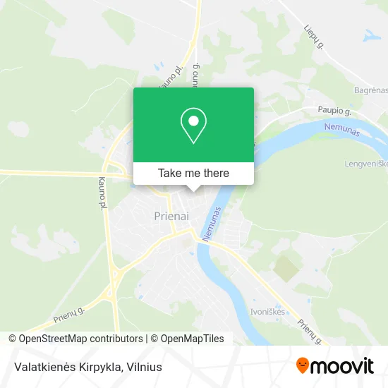 Карта Valatkienės Kirpykla