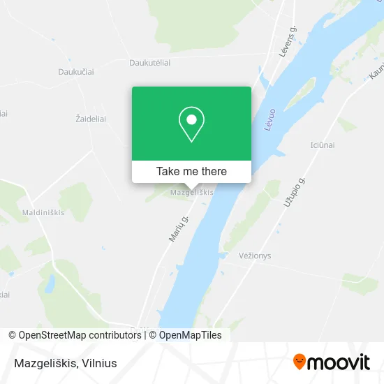 Карта Mazgeliškis