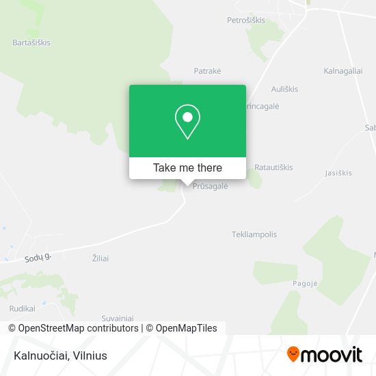 Карта Kalnuočiai