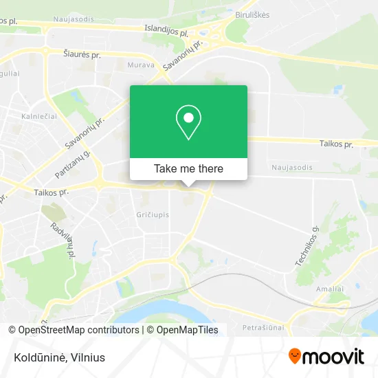 Карта Koldūninė