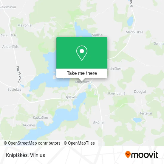 Карта Knipiškės