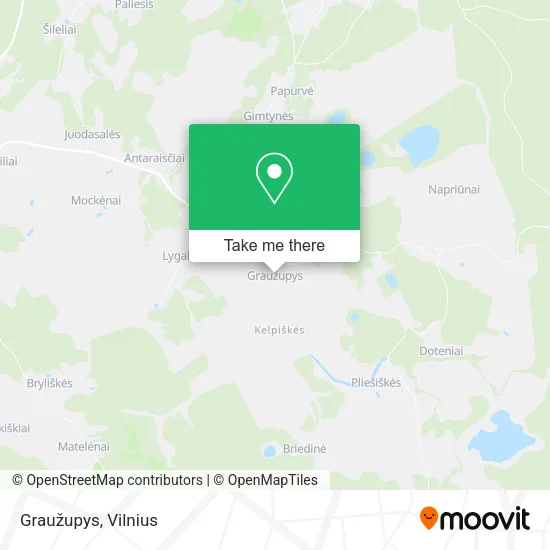 Карта Graužupys