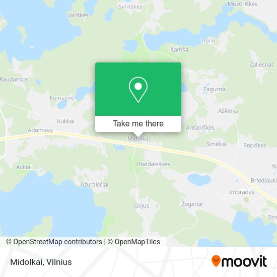 Карта Midolkai