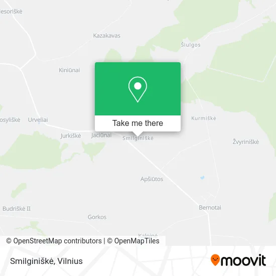 Карта Smilginiškė