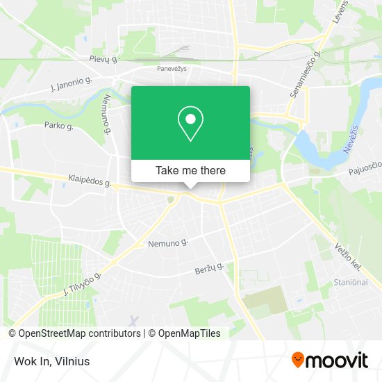 Карта Wok In