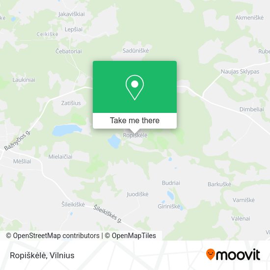 Карта Ropiškėlė