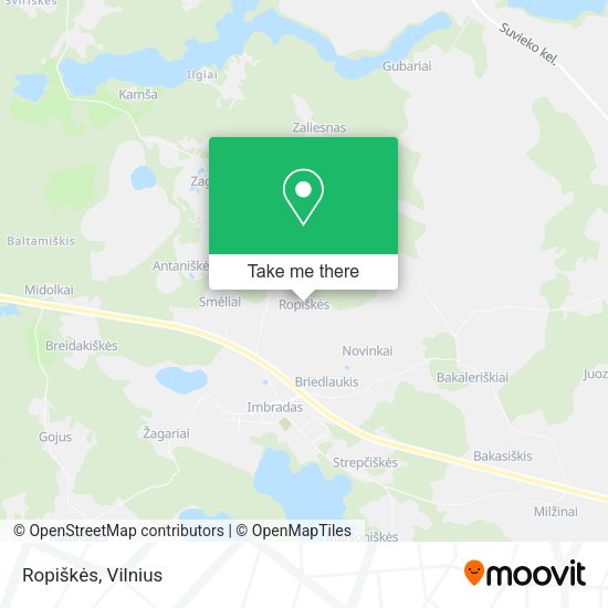 Карта Ropiškės