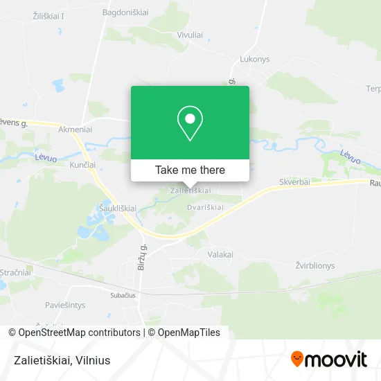 Карта Zalietiškiai