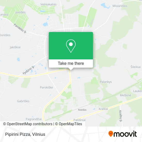 Карта Pipirini Pizza