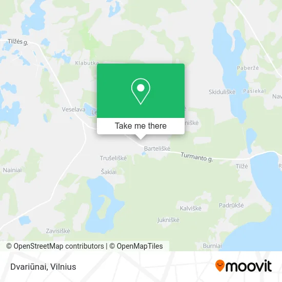 Карта Dvariūnai