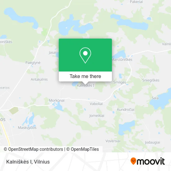 Карта Kalniškės I